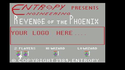 Phoenix II Title Screen